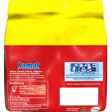 Somat Classic Pulverrein Geschirrspülmittel