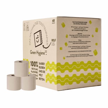 Green Hygiene® ROLF Toilettenpapier, 2-lagig, beige