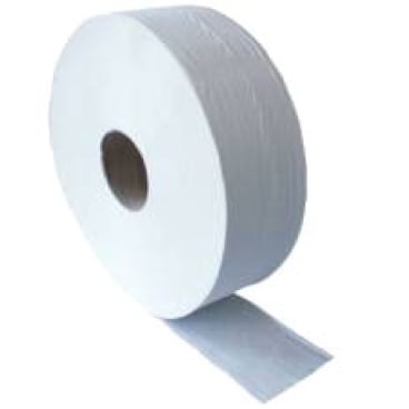 Jumbo Toilettenpapier, 2-lagig, 70 % weiß, 280 m