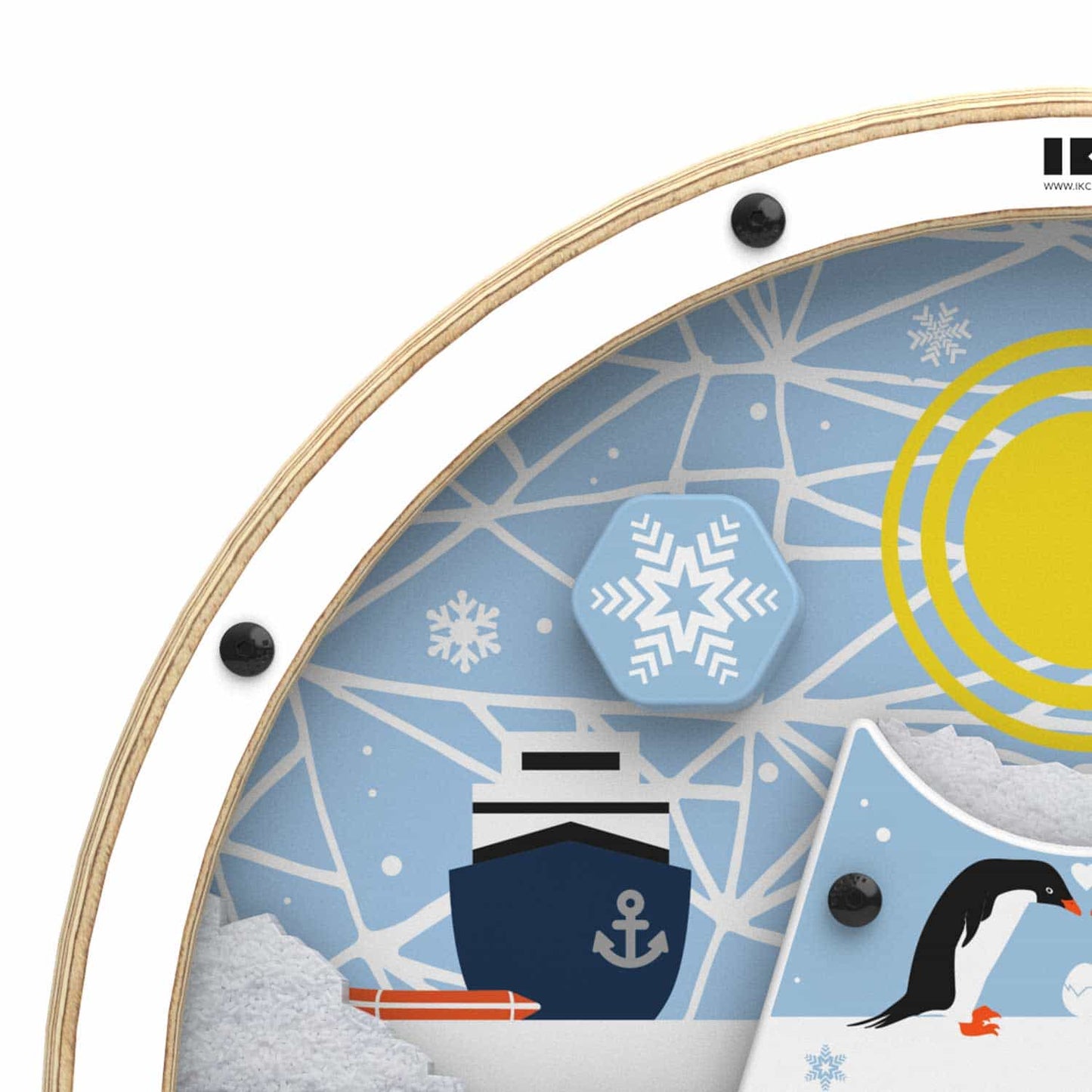 IKC Wandspielrad «Tag und Nacht in der Arktis»