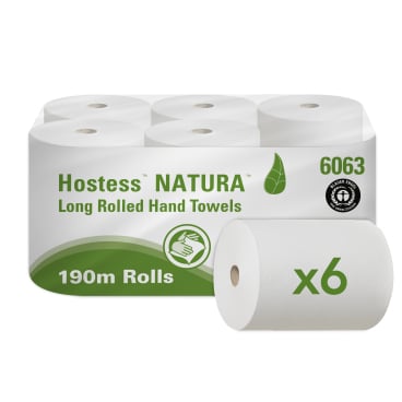 Kimberly-Clark Rollenhandtücher Hostess Natura, grau