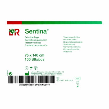 Sentina® Schutzauflage, blau, 75 x 140 cm