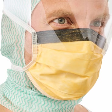 Sentinex® Safety Shield OP Masken, mit Augenvisier, unsteril