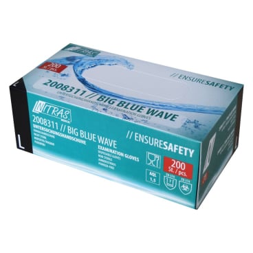 NITRAS BIG BLUE WAVE Nitril Einmalhandschuhe, blau