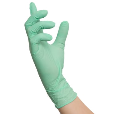 NITRAS MINT WAVE Nitril Einmalhandschuhe, grün
