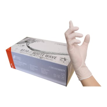 NITRAS WHITE WAVE Nitril Einmalhandschuhe, weiß