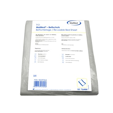 MaiMed® Bettschutzunterlage, waschbar, 90 x 75 cm, blau