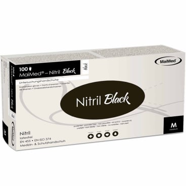 MaiMed® Nitril Black Einmalhandschuhe, Nitril