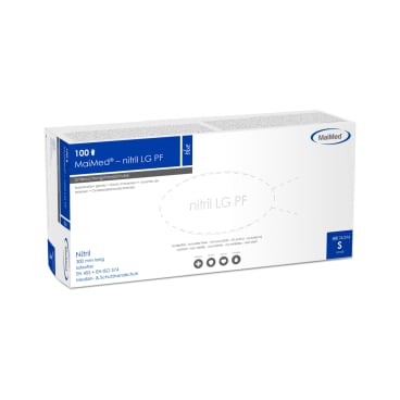 MaiMed® - nitril LG PF Einmalhandschuhe extra lang, Nitril