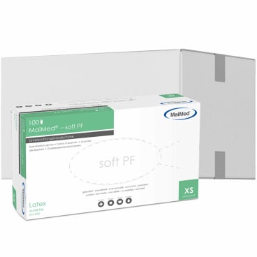MaiMed® soft PF Einmalhandschuhe, Latex, ungepudert