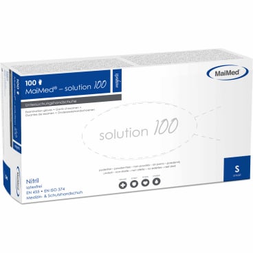 MaiMed® solution 100 magenta Nitrilhandschuhe, puderfrei