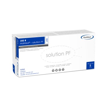 MaiMed® solution PF Nitril white Einmalhandschuhe