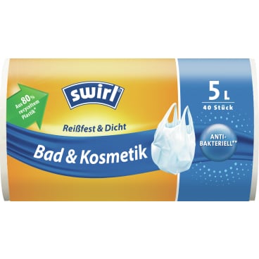 Swirl® Müllbeutel mit Tragegriff Bad & Kosmetik