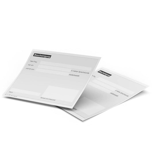 Anwesenheitsbescheinigung von Meyer-Wagenfeld - Praktisches Formular für Kliniken und Praxen - Med-Praxisbedarf