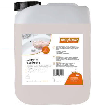 NOVADUR PRODUKTCHEMIE - NOVADUR Handseife Parfümfrei - 5 l - Kanister