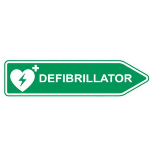AED-Standort-Straßenschild