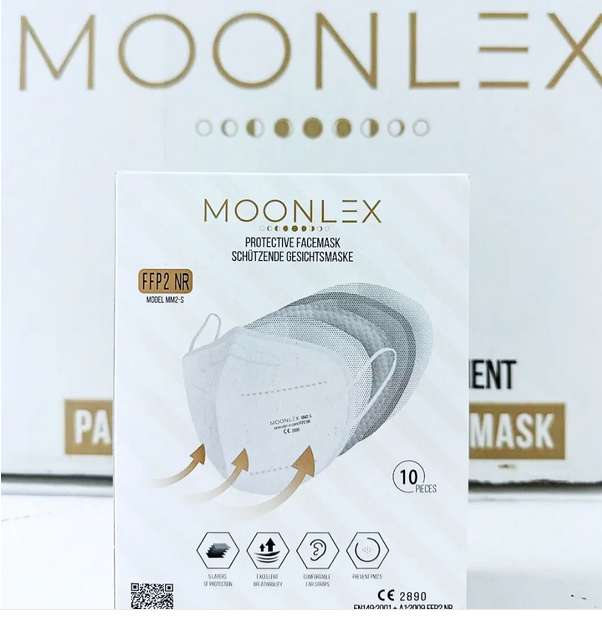 FFP2 Atemschutzmaske, einzeln verpackt - Moonlex