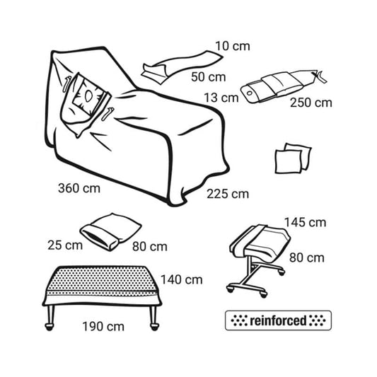 Foliodrape® Protect Schulter-/Arthroskopie-Set Beach Chair