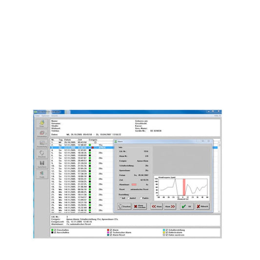 PC-Software für den SISS Babycontrol