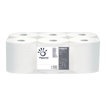 Papernet Centrefeed Handtuchrollen, 1-lagig, weiß