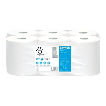 Papernet Dry Tech Autocut Handtuchrolle, 2-lagig