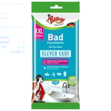 POLIBOY CLEVER CARE Bad Feuchttücher