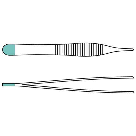 Anatomische Pinzette nach Adson, gerade, 12 cm
