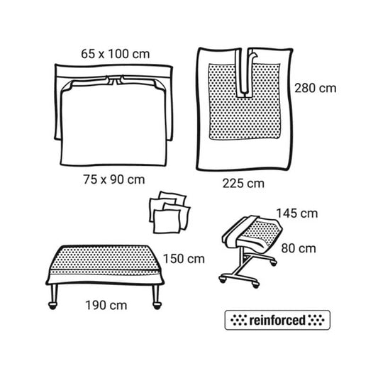 Foliodrape® Protect Plus MKG-Turban-Set II
