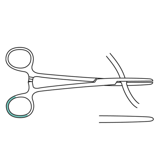 Schlauchklemme glatt, 16cm