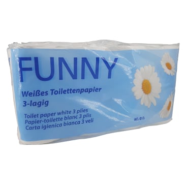 Toilettenpapier, Tissue, 3-lagig, hochweiß