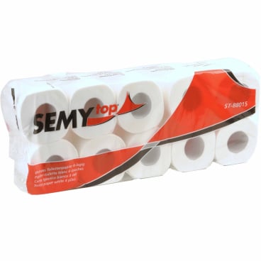 Toilettenpapier, Tissue, 4-lagig, hochweiß