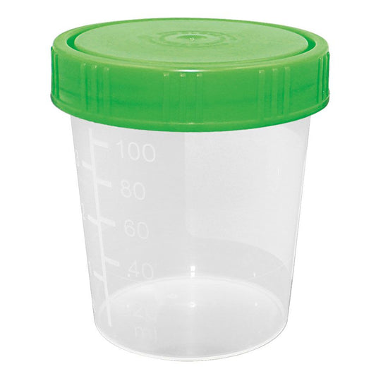 Urinbecher 100/125 ml mit Schraubdeckel - 500 Stück