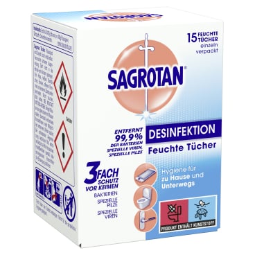 SAGROTAN Feuchte Tücher