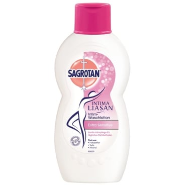 Reckitt Benckiser GmbH - SAGROTAN Intima Liasan Extra Sensitive Waschlotion - 200 ml - Flasche