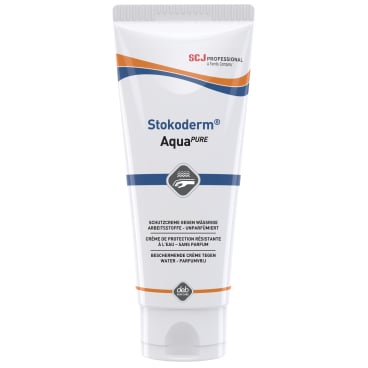 SC Johnson GmbH - Stokoderm® AQUA PURE Hautschutzcreme - 1 Tube à 100 ml