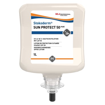 SC Johnson GmbH - Stokoderm® SUN PROTECT 50 PURE UV-Hautschutzlotion - 1000 ml - Kartusche