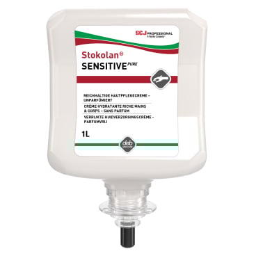 SC Johnson GmbH - Stokolan® SENSITIVE PURE Hautpflegecreme - 1000 ml - Kartusche