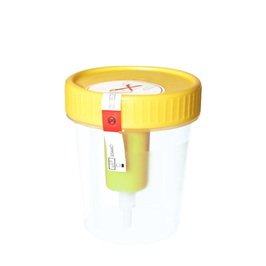 Urinbecher mit Transfereinheit für V-Monovette