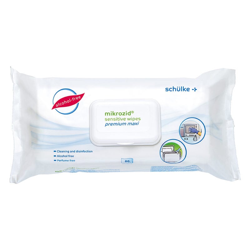mikrozid sensitive wipes premium