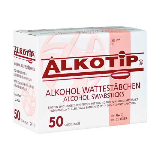 Alkotip Alkoholstäbchen, 50 Stück