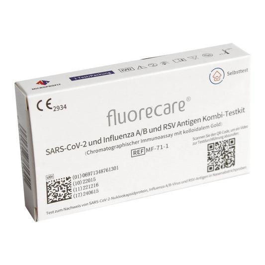 4in1 fluorecare® Kombi-Test (Covid-19, Influenza A&B, RSV)
