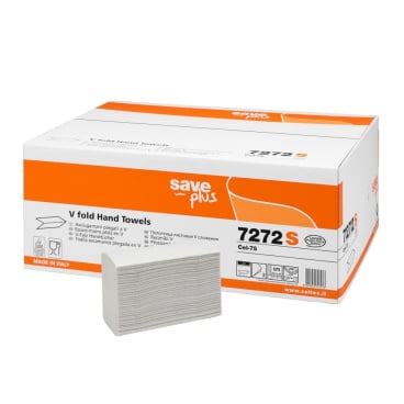 Papierhandtücher Save Plus , 21,5 x 21 cm, 2-lagig, weiß