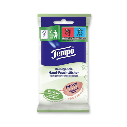 TEMPO reinigende Hand-Feuchttücher