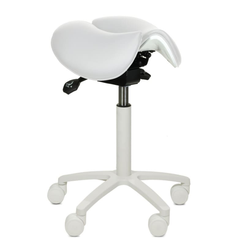 Sattelhocker mit geteilter Sitzfläche