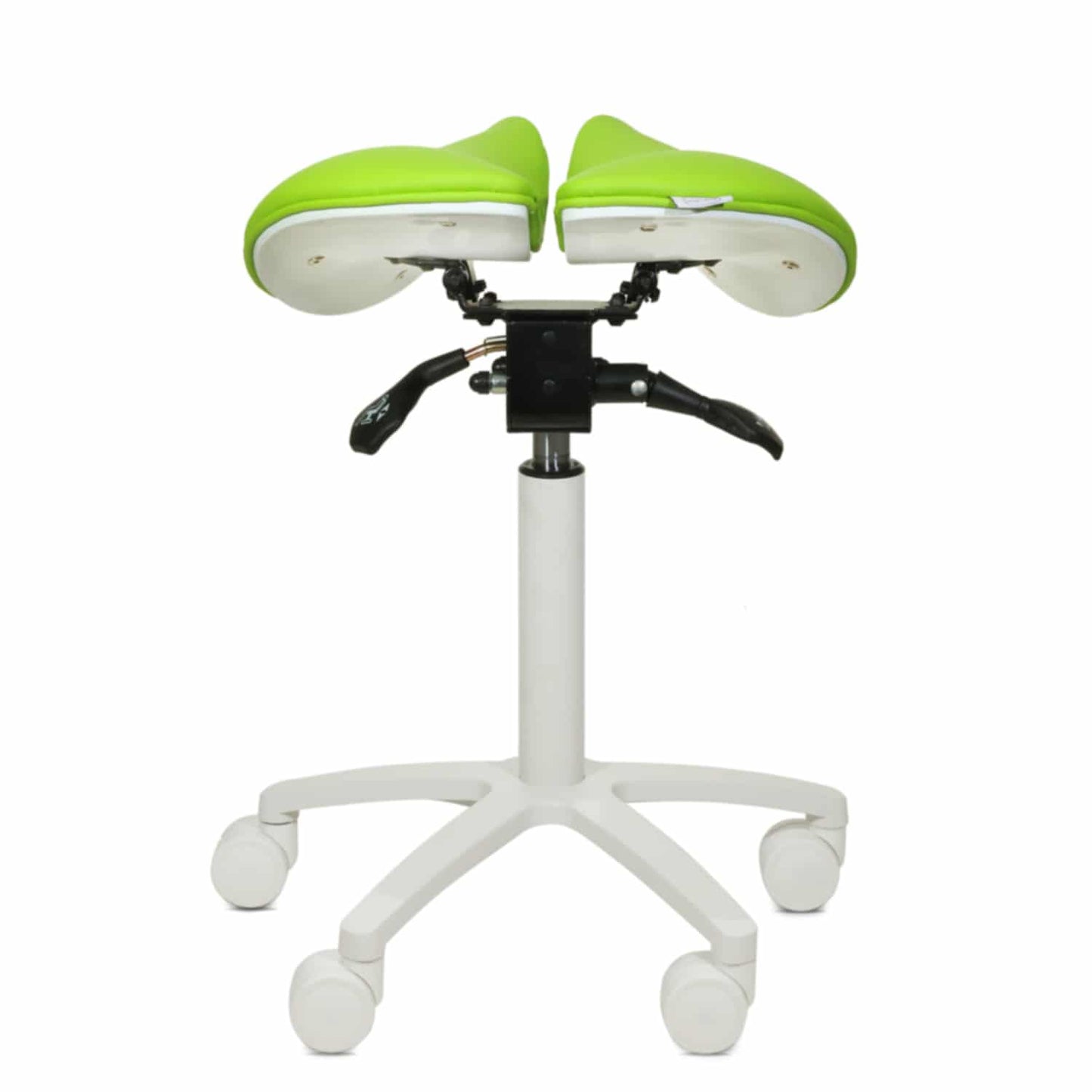 Sattelhocker mit geteilter Sitzfläche