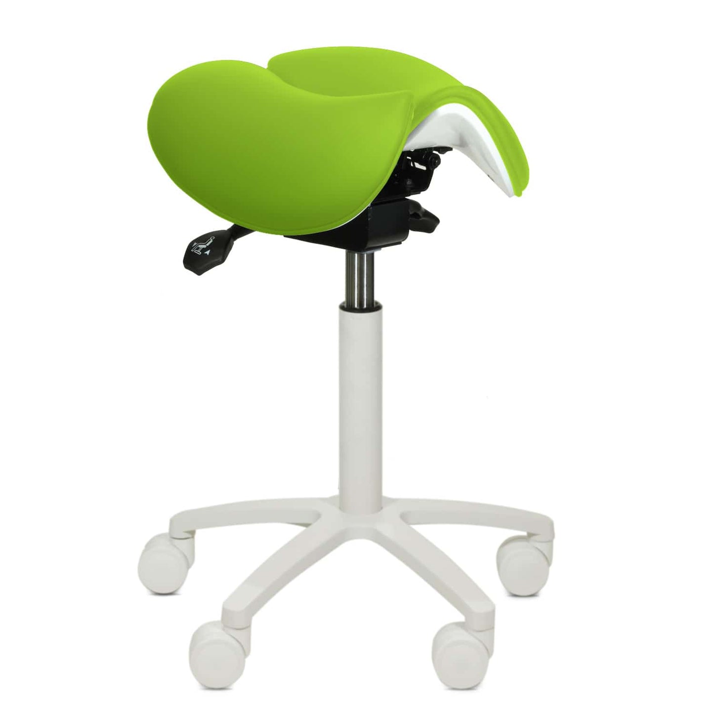 Sattelhocker mit geteilter Sitzfläche