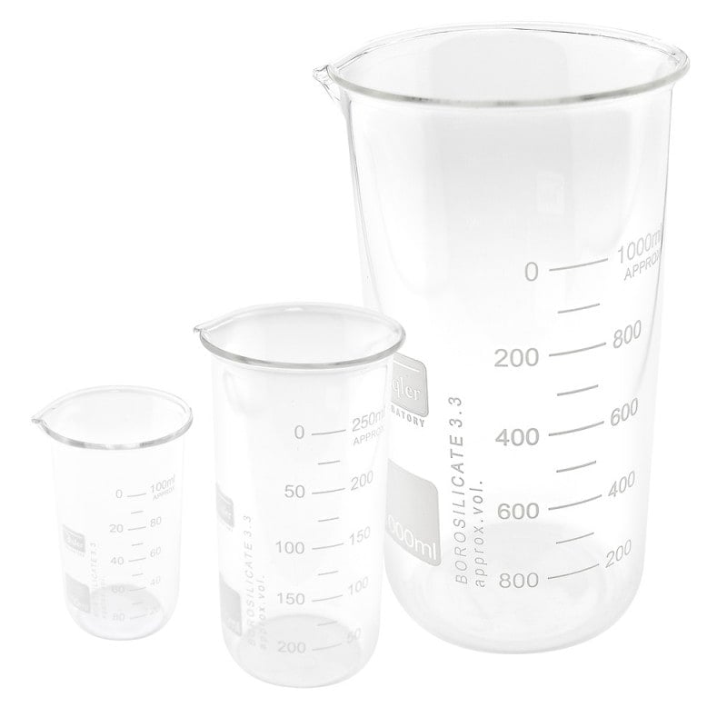 Teqler Becherglas hohe Form