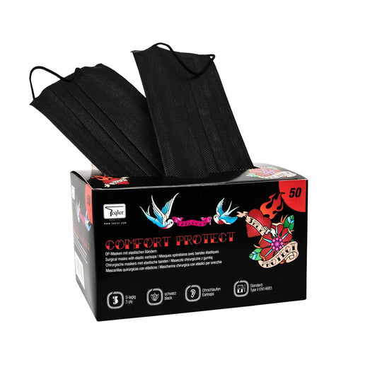 Teqler Mundschutz, schwarz