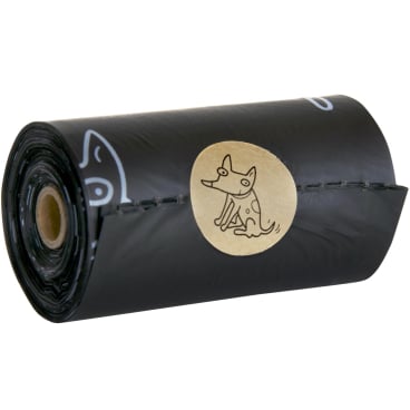 TSP Bio Hundekotbeutel Comfort, schwarz, 23 x 33 cm