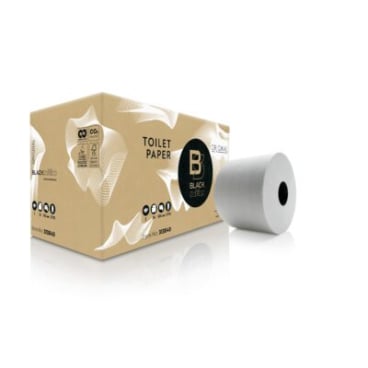 BlackSatino Original Kompakt Toilettenpapierrollen, 2-lagig